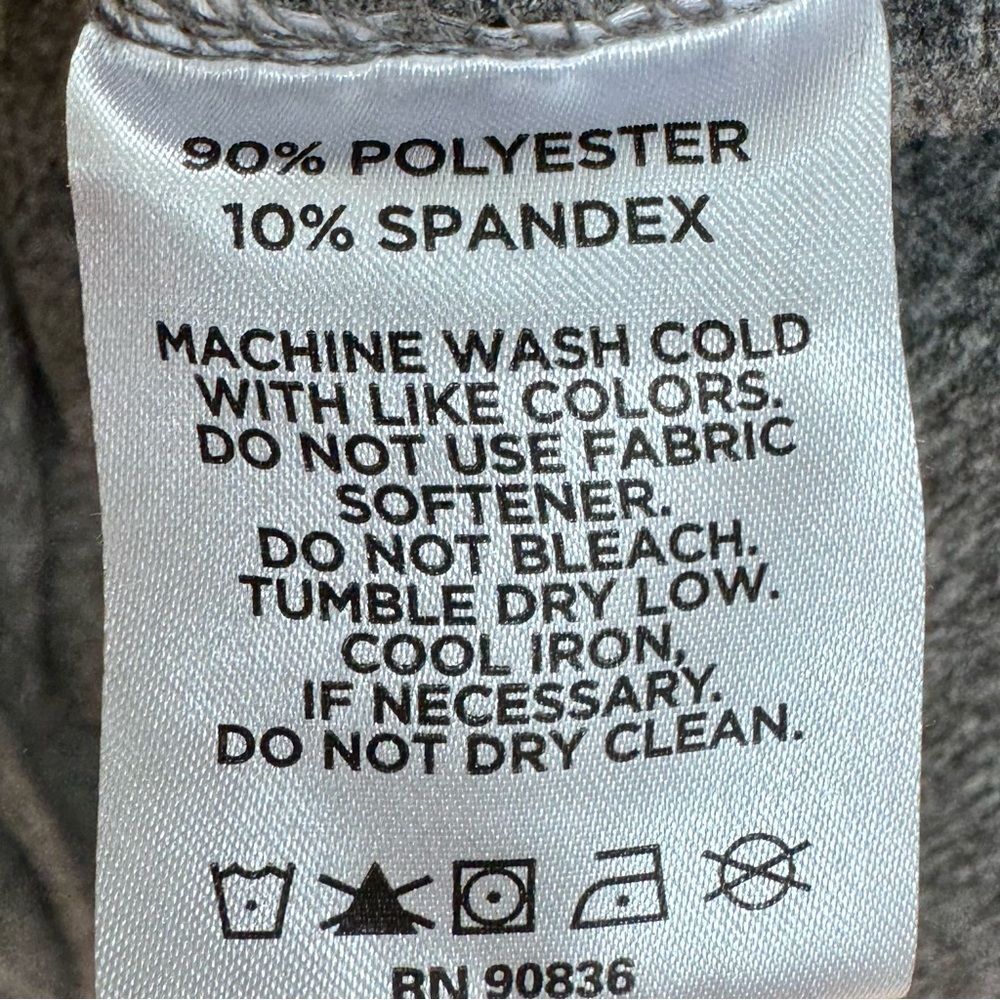 Sport-Tek Massachusetts General Hospital Half Zip Gray Logo Shirt. Top. Medium. - Picture 8 of 8